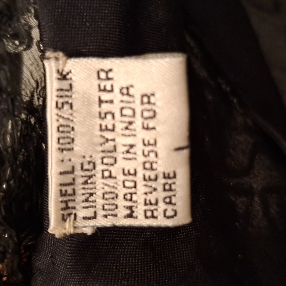 Vintage Laurence Kazar sequin dress Womens Black Vintage Large Formal - Picture 8 of 13